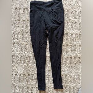 Athleta Black Mesh Leggings
